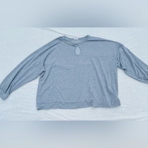 COMO BLU Plus Size Long Sleeved Top